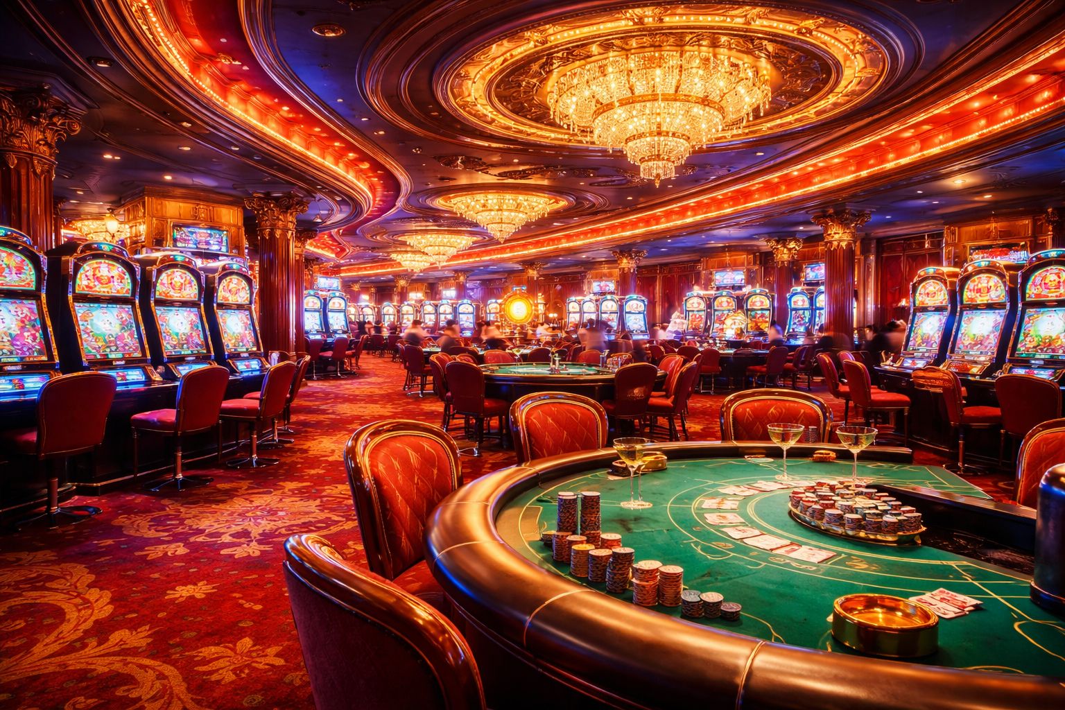 K 234 Casino Welcome Banner K 234 casino lobby banner with colorful gaming atmosphere